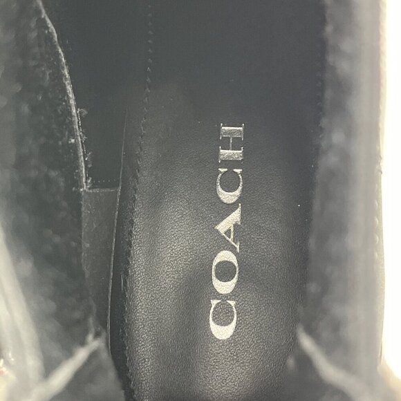 Coach Women's Size 10B Black Bowery Chelsea Ankle Boots Leather - Picture 7 of 11